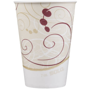 Dart Solo R7N-J8000 Symphony 7 oz. Wax Treated Paper Cold Cup - 2000/Case