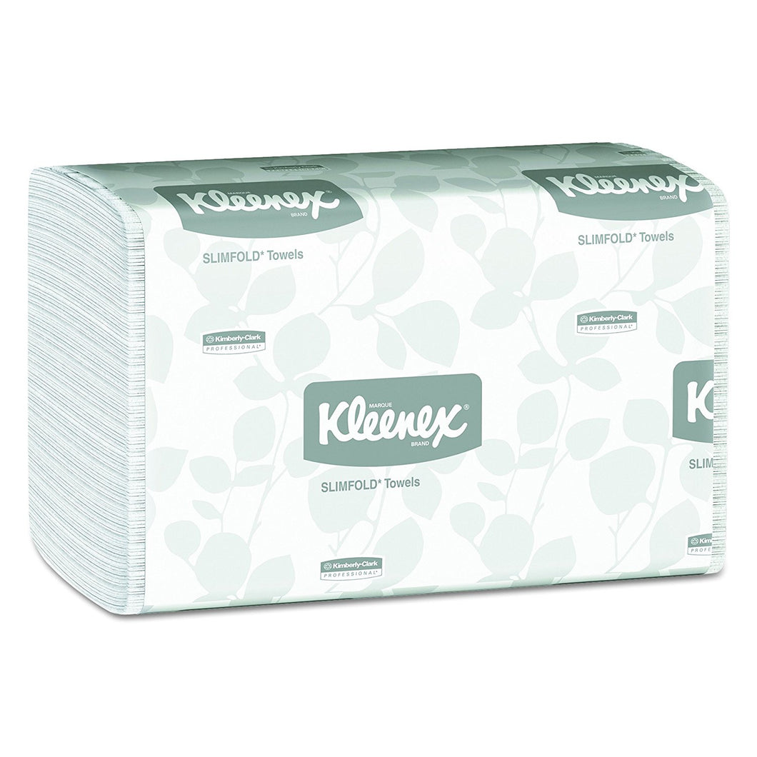 Hand Towels Kleenex Slimfold  White, 90 Towels/Clip, 24 Clips/Case   04442
