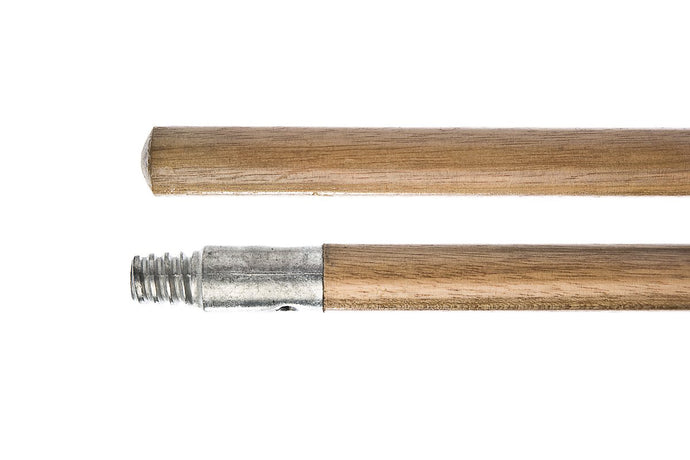 Wooden With Metal Threaded Handle