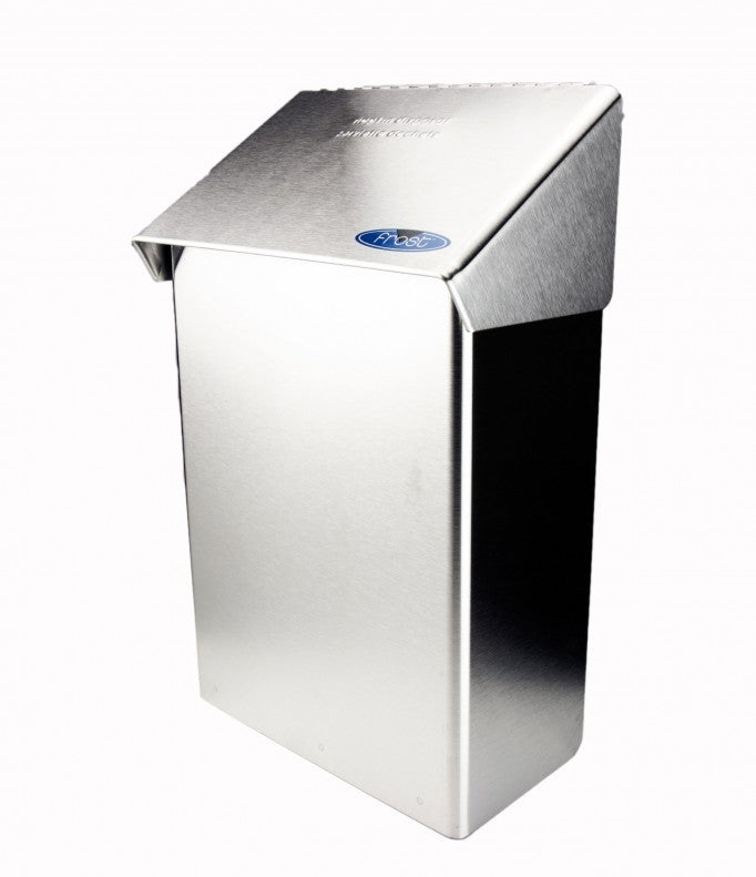 STAINLESS STEEL SURFACE MOUNTED NAPKIN DISPOSAL