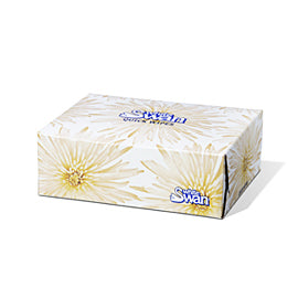 White Swan Facial Tissue       40/bx    200/cs    #8502