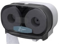 Kruger Designer Twin Regular Roll Bath Tissue Dispenser - GREY    #09652