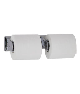 Surface-Mounted Vandal-Resistant Toilet Tissue Dispenser for Two Rolls
