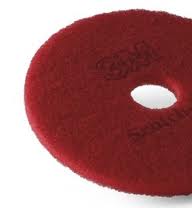 Floor Pad - 3M  Red - Cleaning & Buffing