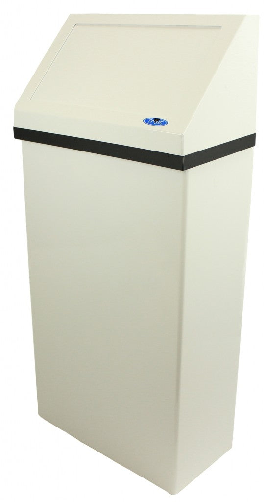 Frost 303NL 11 Gal. White Epoxy Waste Bin    (Wall Mounted)