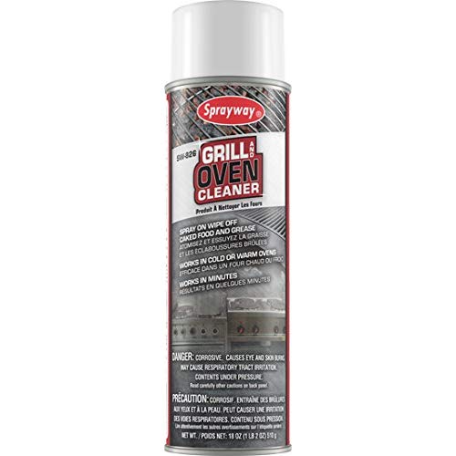 Sprayway SW826 Oven and Grill Cleaner, 18 oz