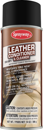 Sprayway Leather Conditioner & Cleaner SW991  20oz can