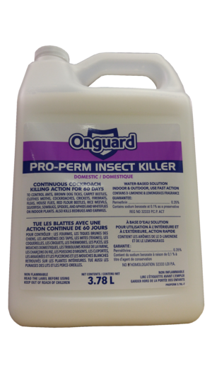 OnGuard Pro Perm: 3.78L. Bed Bug Killer