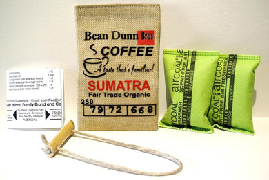 Air Coal Refillable, Multi-Purpose, Jute, Hemp Bag