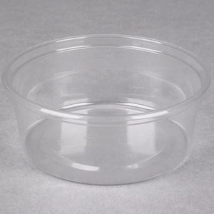 Deli Container Ultra Clear Plastic Round- 500/Case