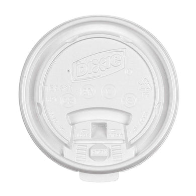 Dixie Tear Tab Lids For 10-18 oz Cups TS1016 , 1000/case