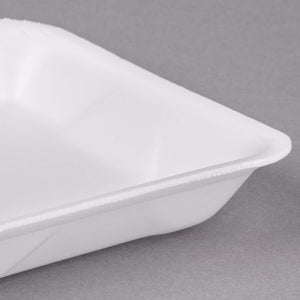 Foam 24D Tray White 13.5" x 8" x 1.5" -250/Case