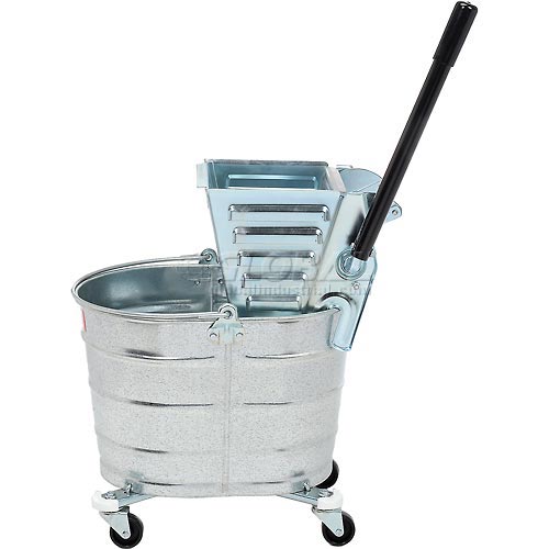 Metal Squeeze Wringer/26-Qt. Metal Bucket  (Sold Seprately)