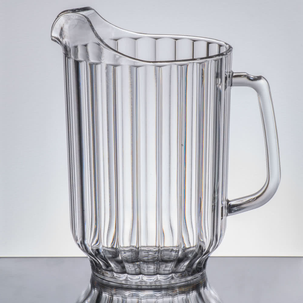 Clear Plastic Pitcher 60 oz. Clear