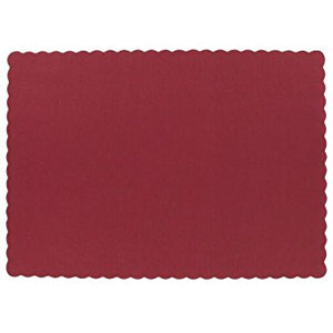Placemats - Paper, Scalloped Edged - 9.5" X 13.5"    1000/cs