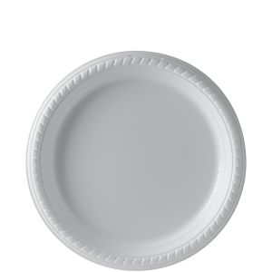 SOLO® Plastic Plates, 10 1/4", White,  500/cs