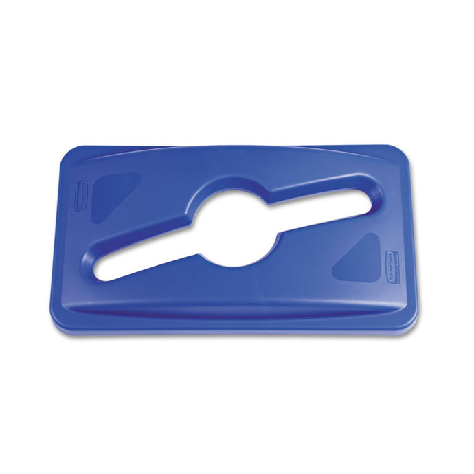 Slim Jim Single Stream Recycling Lid, Blue