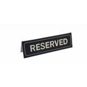 "Reserved" Table Sign 2"X7"    12/pkg