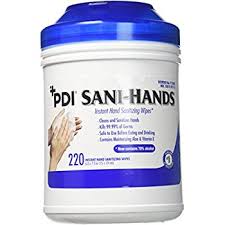 Sani-Hands Instant Hand Sanitizing Wipes (220/Tub)