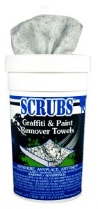 Graffiti & Spray Paint Remover Towels 30/pk