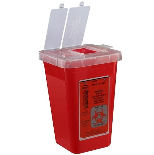 Sharps Container - Red 1 Quart