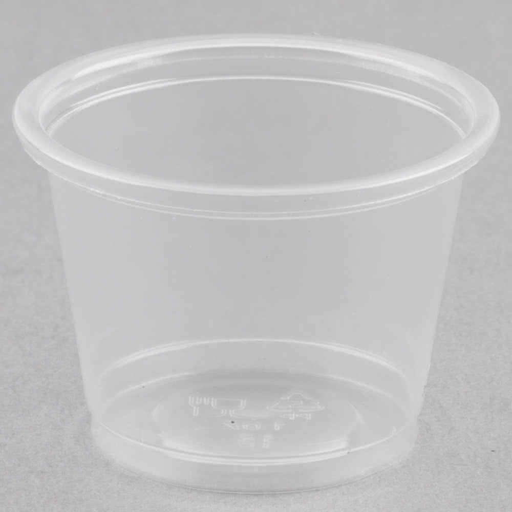 Solo Clear Plastic Souffle Cup / Portion Cup